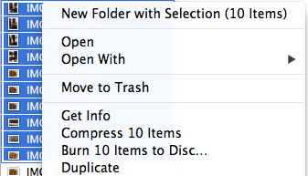 Quick Way to Create New Folder and Move Files on Mac